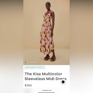 Farm Rio The Kiss Multicolor Midi Dress